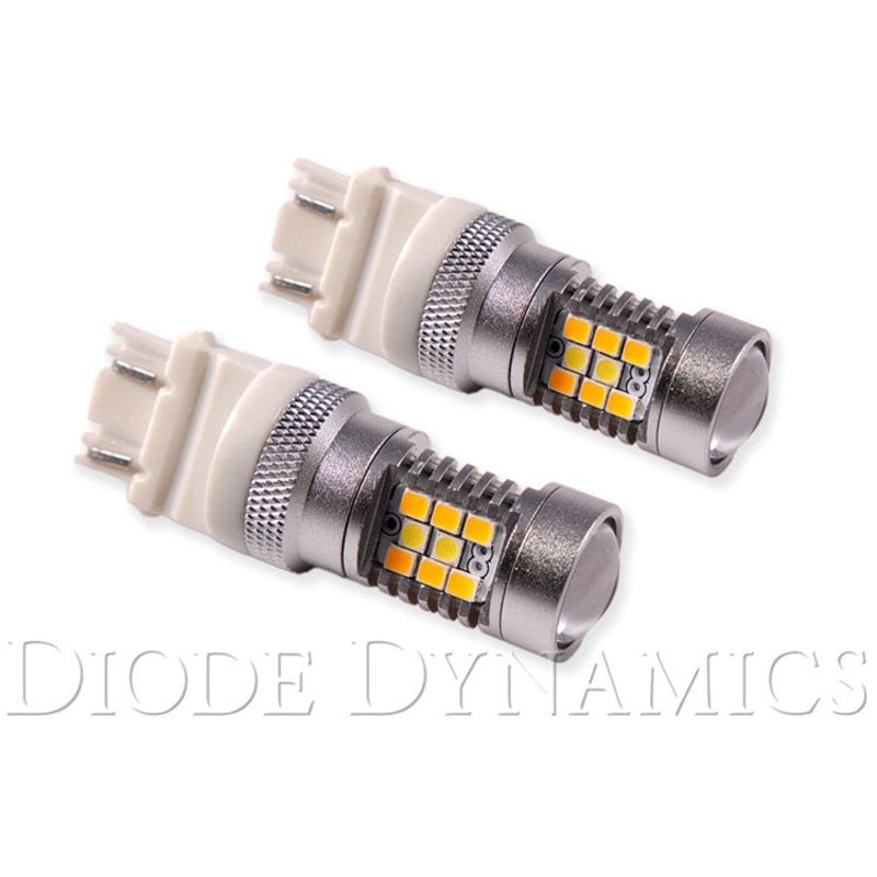 3157 LED Bulb HP24 Dual-Color LED Red White Pair Diode Dynamics