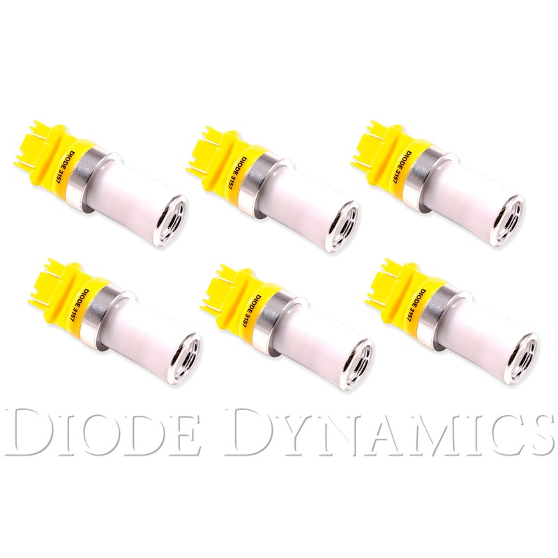 3157 LED Bulb HP48 LED Amber Set of 6 Diode Dynamics