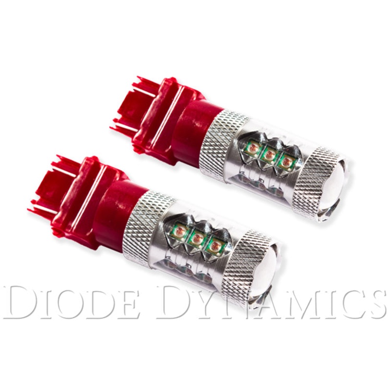 3157 LED Bulb XP80 LED Red Pair Diode Dynamics