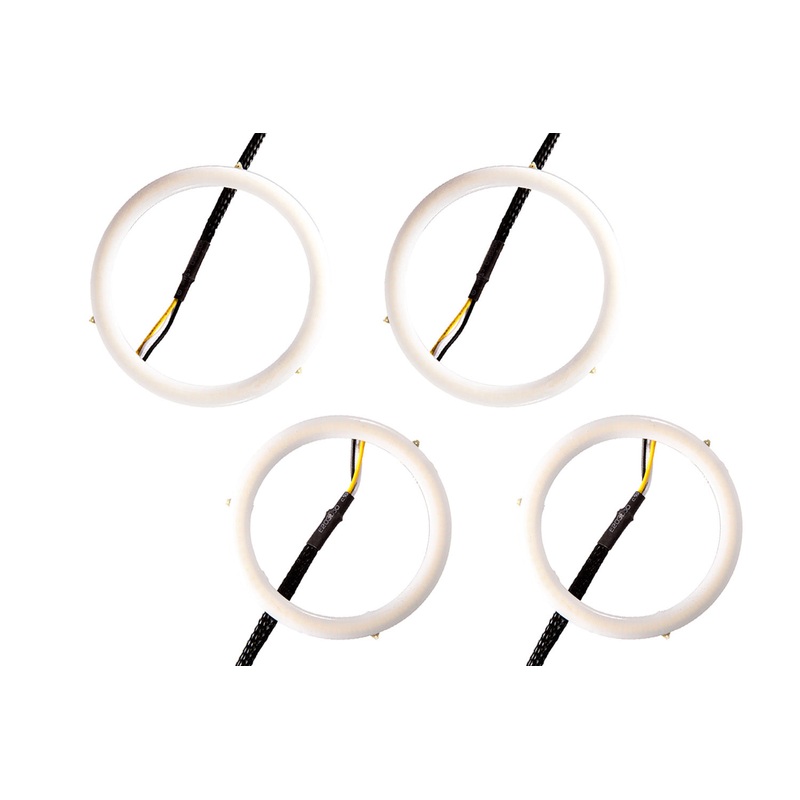 Halo Lights LED 70mm/90mm Red Four Diode Dynamics