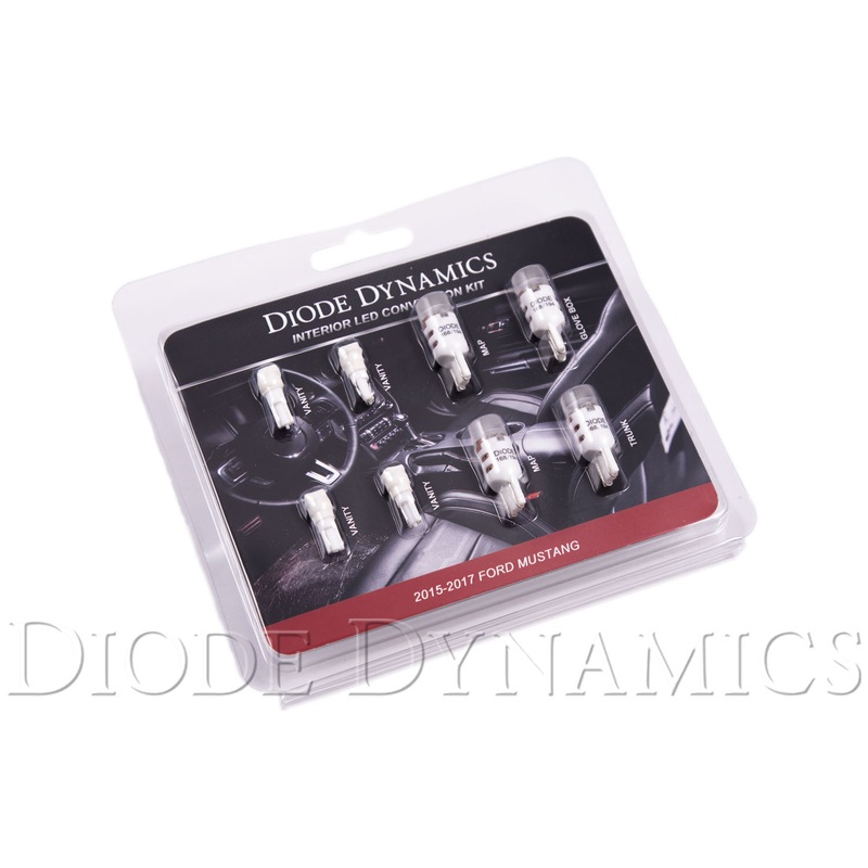 Mustang Interior Light Kit 15-17 Mustang Stage 2 Cool White Diode Dynamics