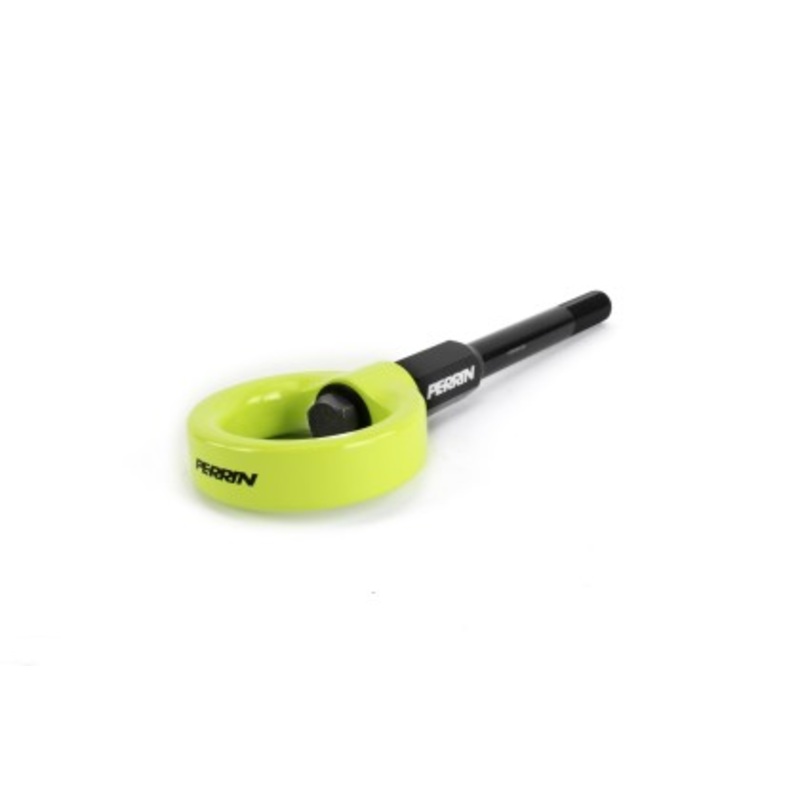 Perrin 02-07 Subaru WRX/STI Tow Hook Kit (Front) – Neon Yellow