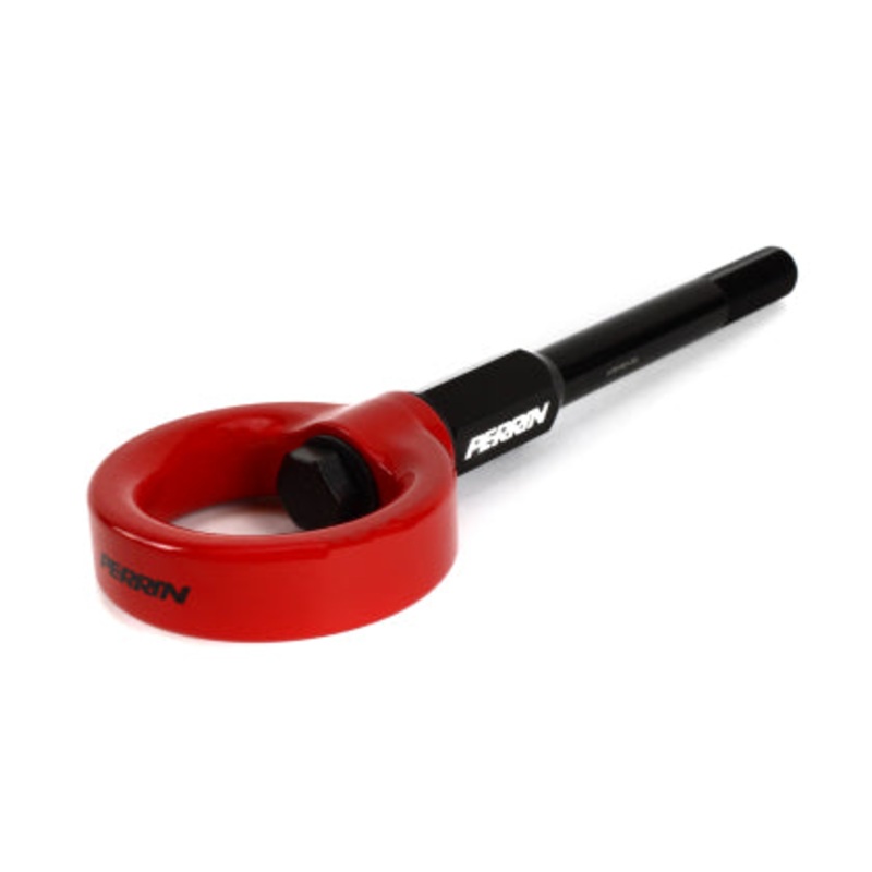 Perrin 02-07 Subaru WRX/STI Tow Hook Kit (Front) – Red