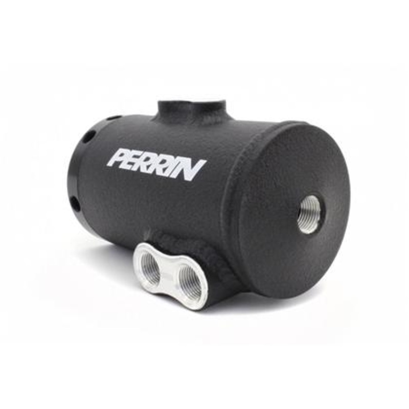 Perrin 02-14 Subaru WRX/STI with FMIC Black Air Oil Seperator