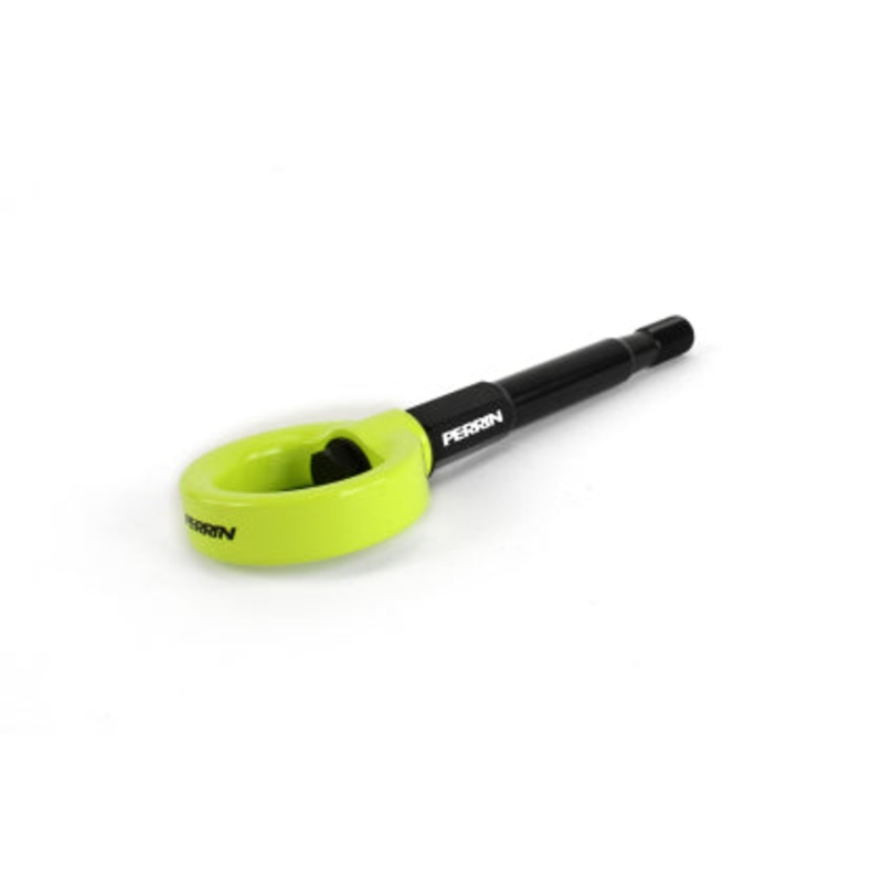 Perrin 18-19 Subaru Crosstrek Tow Hook Kit (Rear) – Neon Yellow
