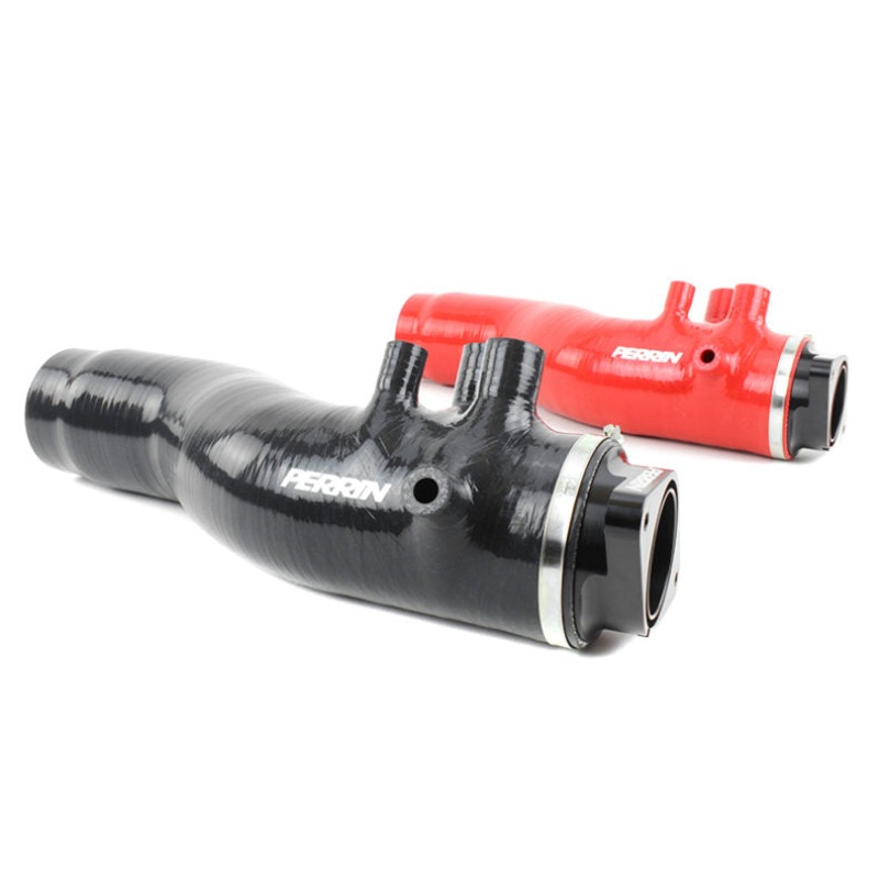 Perrin 2015+ Subaru WRX Red 3in Turbo Inlet Hose w/ Nozzle