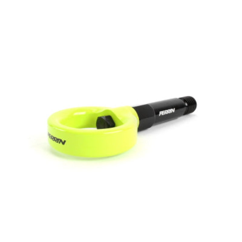 Perrin 2020 Toyota Supra Tow Hook Kit (Front) – Neon Yellow
