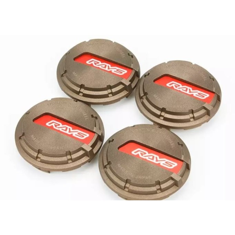 Gram Lights 57CR / 57DR Center Caps-Bronze/Red