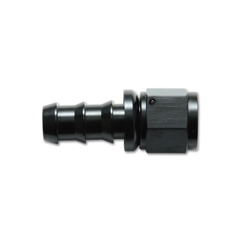 Vibrant Performance Straight Push-On Hose End Fitting; Size: -6 AN