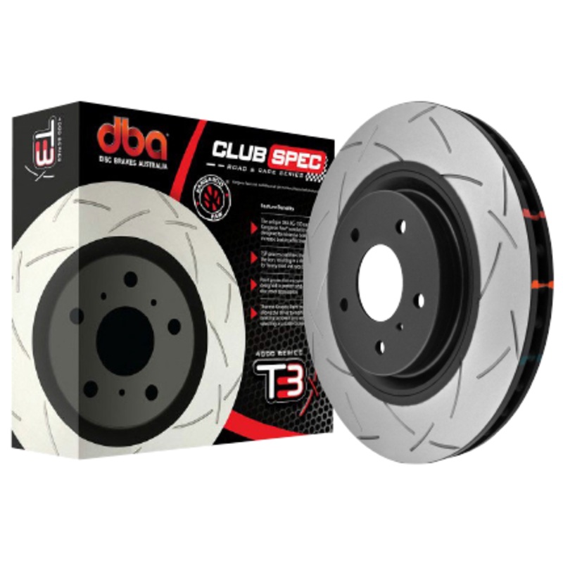 DBA Ford Focus RS Slotted 4000 Series Rotors Front
