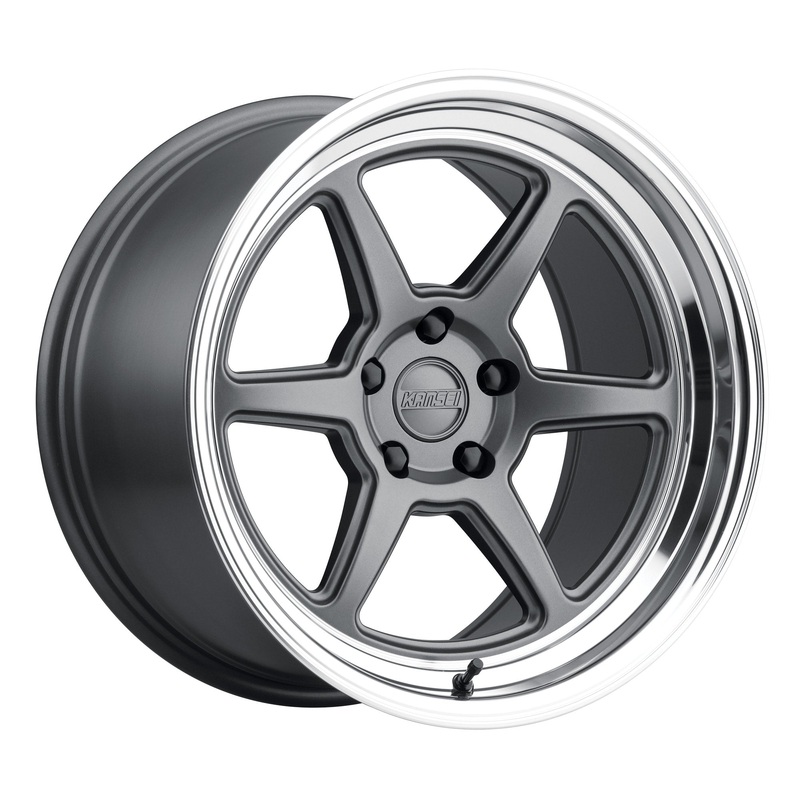 Kansei Roku – Matte Grey w/Machined Lip – 5×108