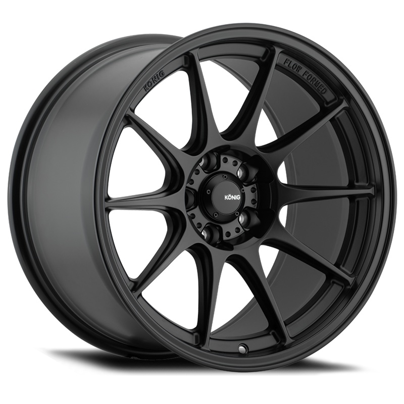 Konig Dekagram-5×114.3 Semi-Matte Black +35