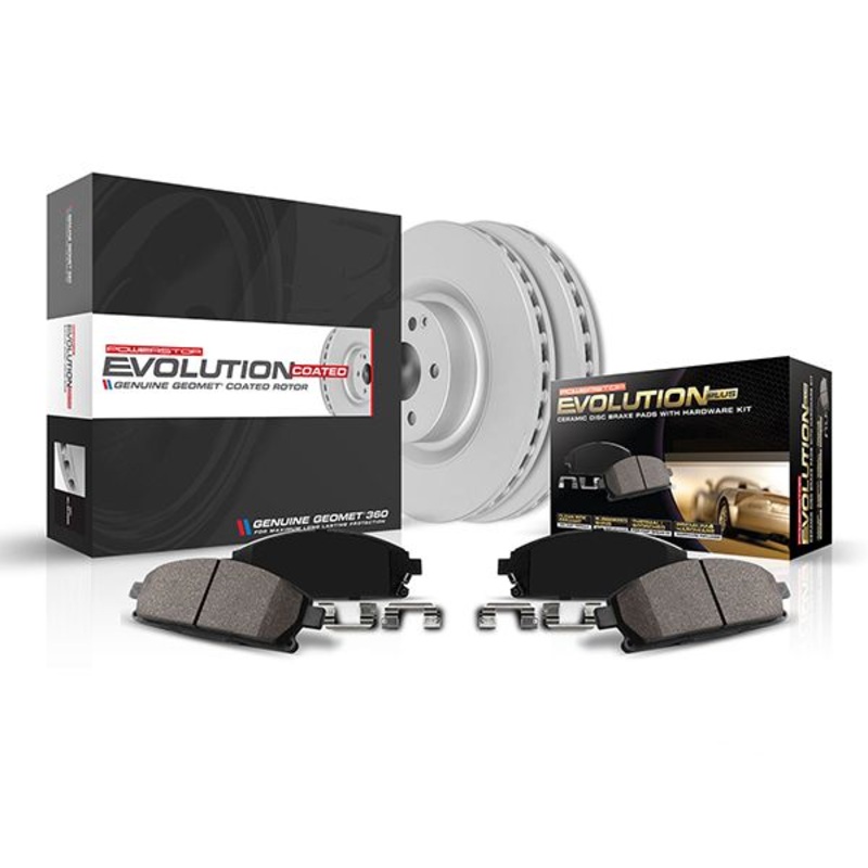 PowerStop Z17 EVOLUTION GEOMET COATED ROTOR BRAKE KIT Front (Focus ST 13-14)