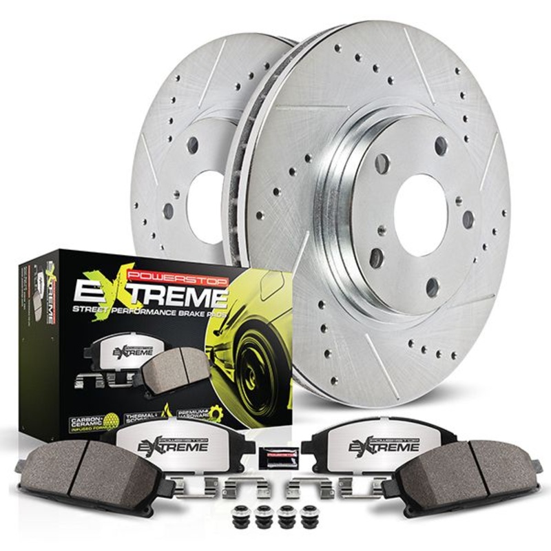 PowerStop Z26 STREET WARRIOR BRAKE UPGRADE KIT Front (Focus ST 15-18)