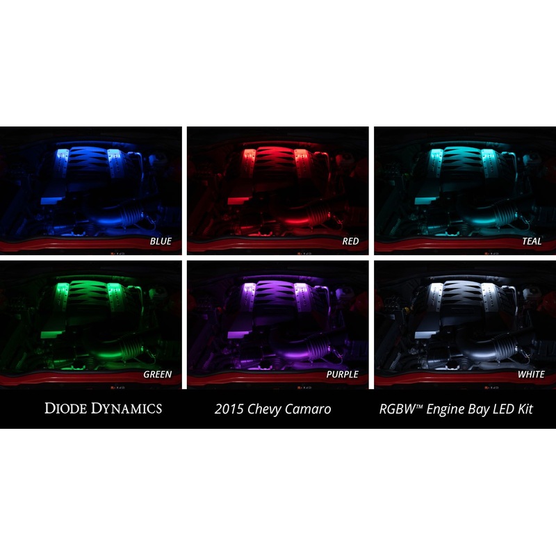 RGBW Multicolor Engine Bay LED Kit 2 Piece
