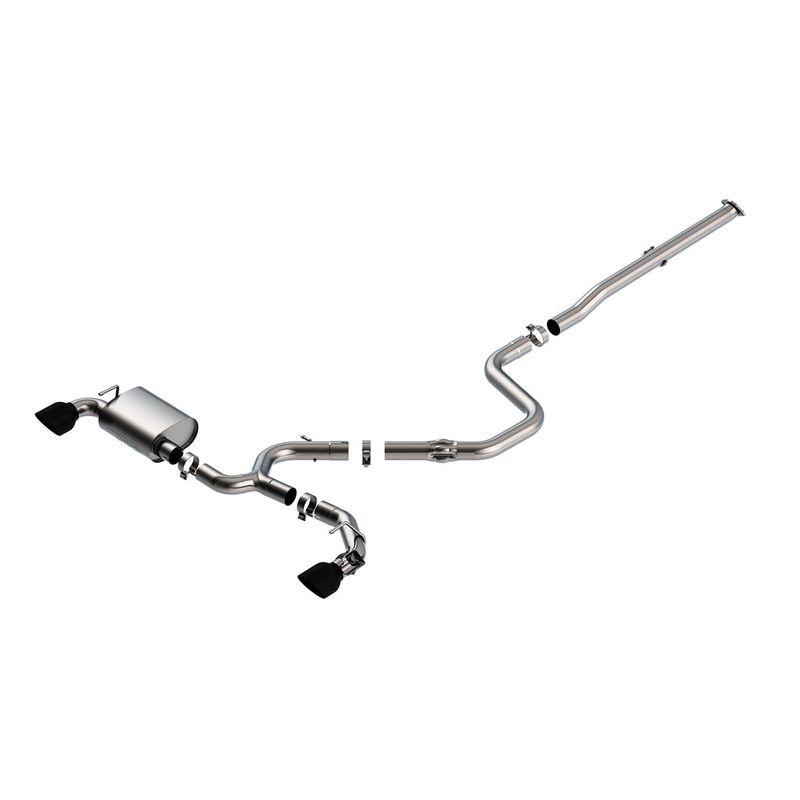 Hyundai Veloster N Borla ATAK Cat-Back Exhaust System Black