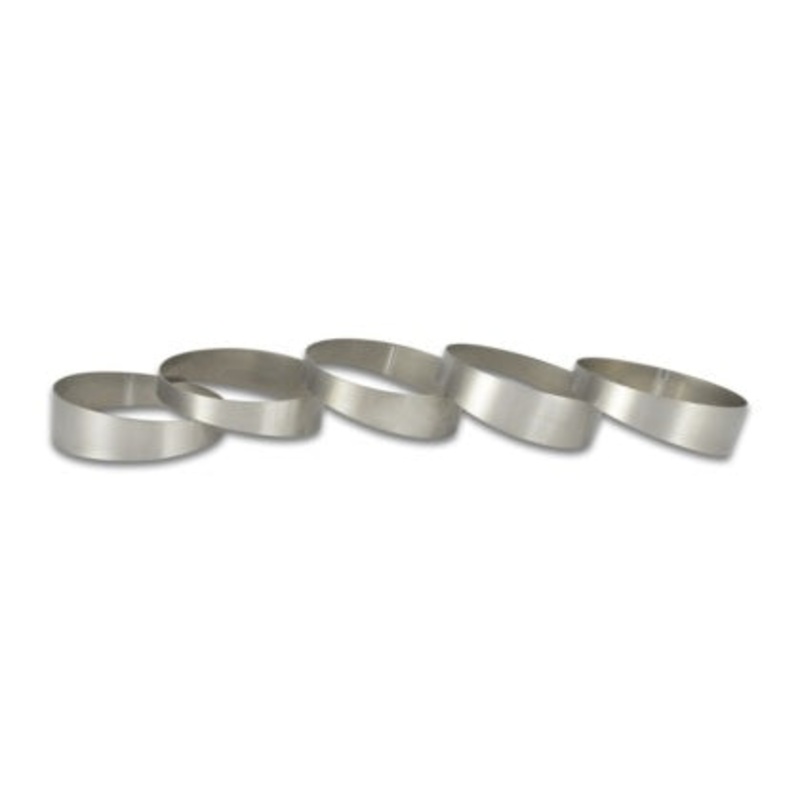 Vibrant 4in. O.D. Titanium Pie Cuts – Bag of 5 (45 degrees)