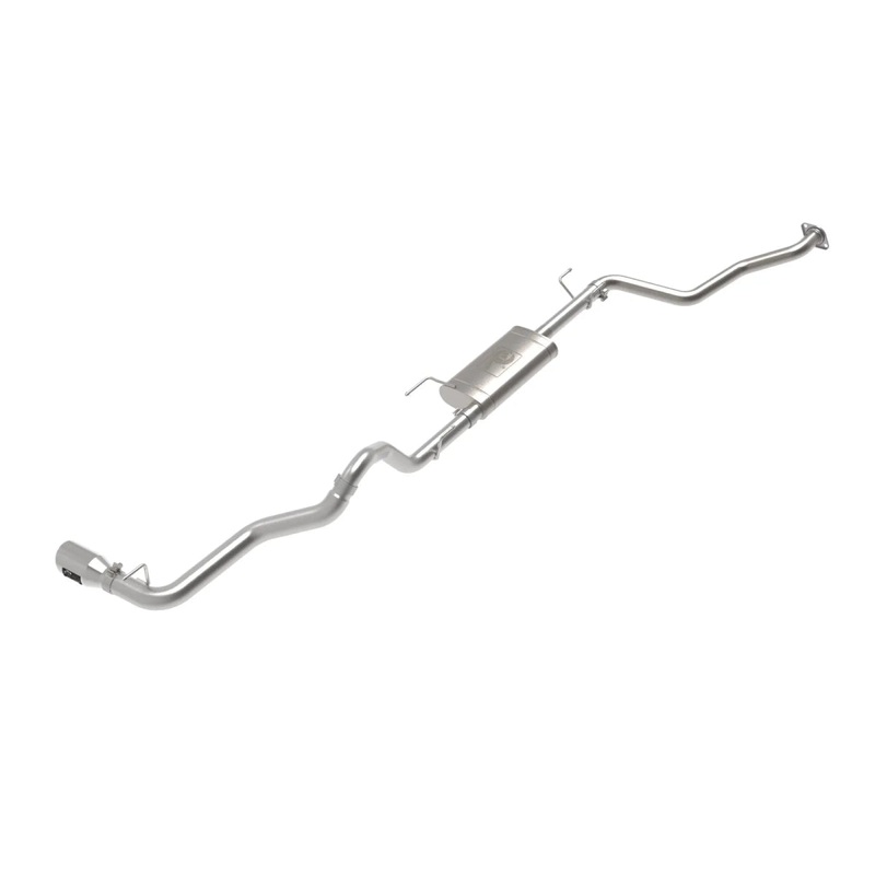aFe 2024 Toyota Tacoma L4 2.4L Apollo Series 2.5-3in 409 SS Steel Cat-Back Exhaust Polished