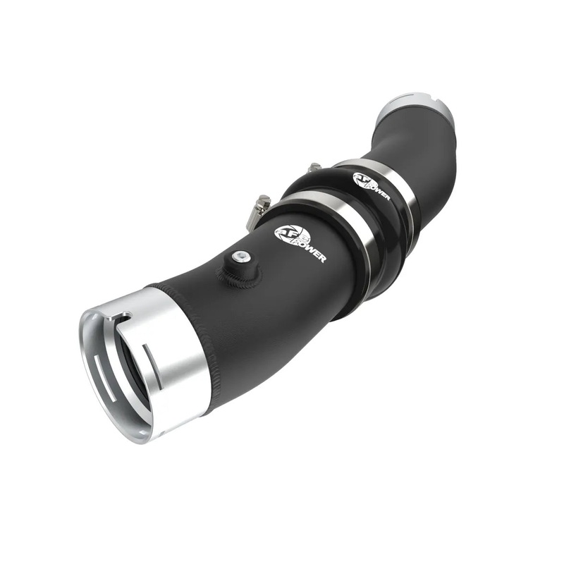 aFe 2024 Toyota Tacoma L4 2.4L (t) BladeRunner 3in Aluminum Cold Charge Pipe Cold Side Black
