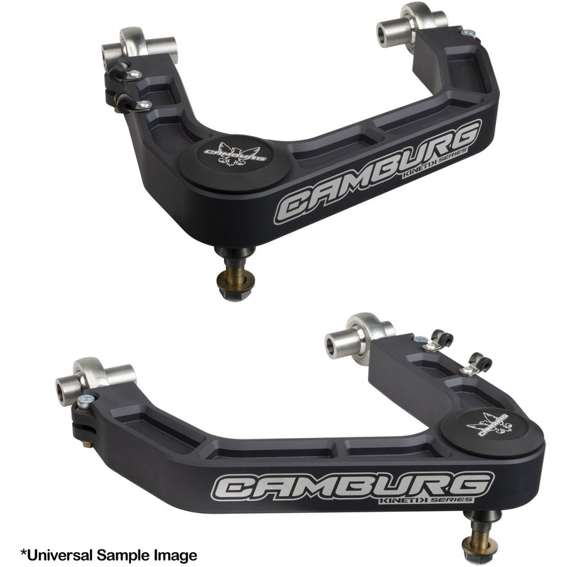 Camburg Toyota 2024+ Tacoma KINETIK V2 Perf Billet Uniball Upper Arms Grey