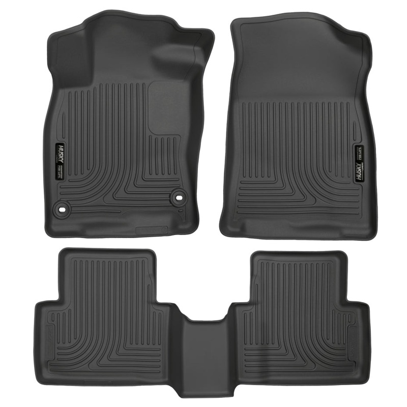 Husky Liners 2016 Honda Civic (4DR) WeatherBeater Combo Black Floor Liners