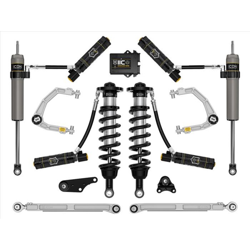 ICON 2024+ Toyota Tacoma 1.25in-3in Stage 10 Suspension System Billet