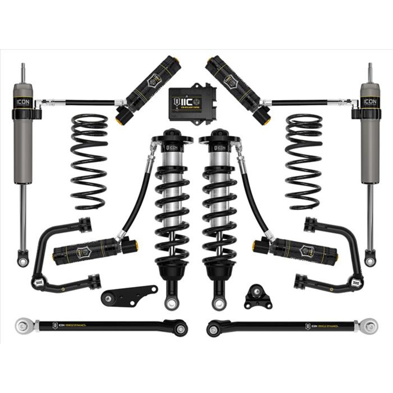 ICON 2024+ Toyota Tacoma 1.25in-3in Stage 10 Suspension System Tubular w/ Triple Rate Spring