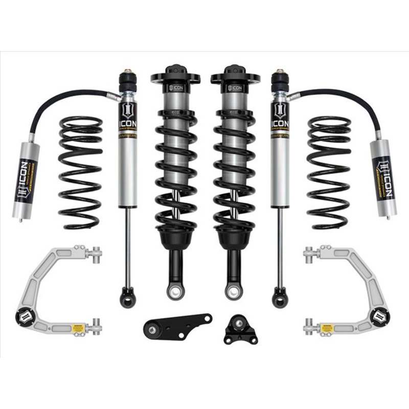 ICON 2024+ Toyota Tacoma 1.25in-3in Stage 3 Suspension System Billet w/ Triple Rate Spring