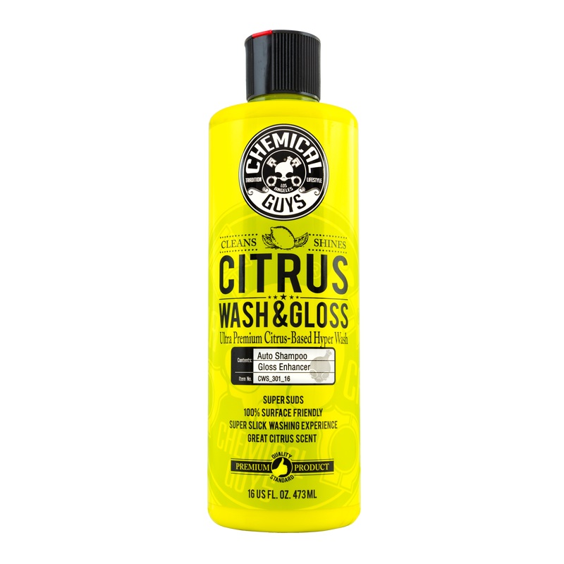 Chemical Guys Citrus Wash & Gloss Concentrated Car Wash – 16oz