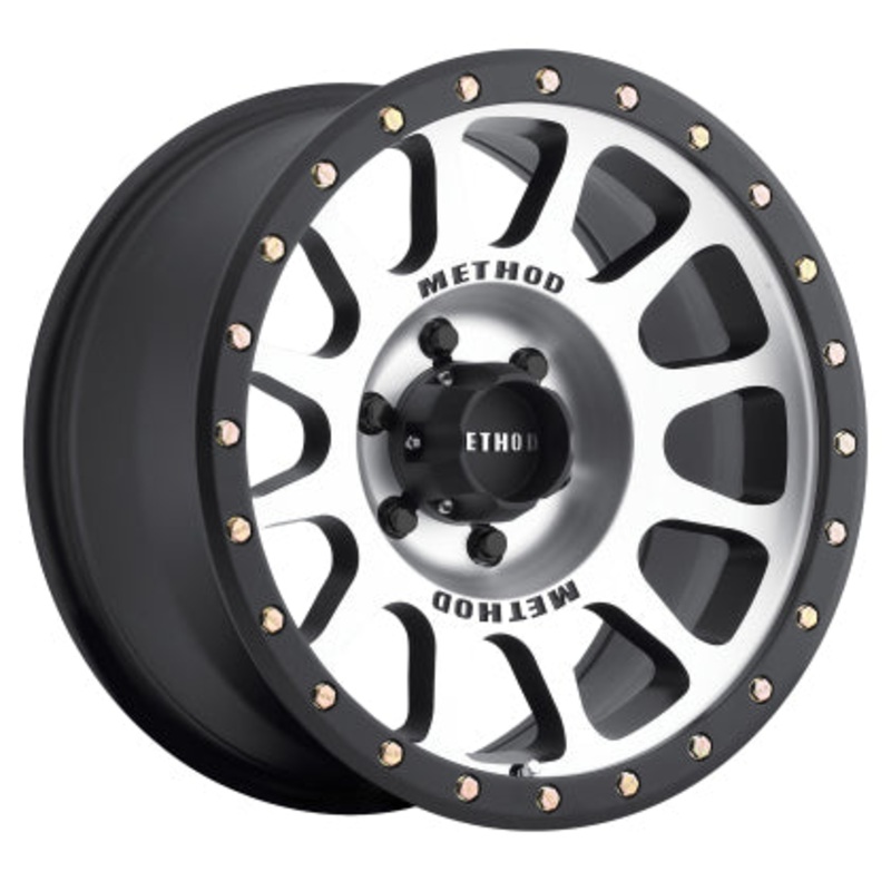 Method MR305 NV 17×8.5 0mm Machined Face w/ Matte Black Lip