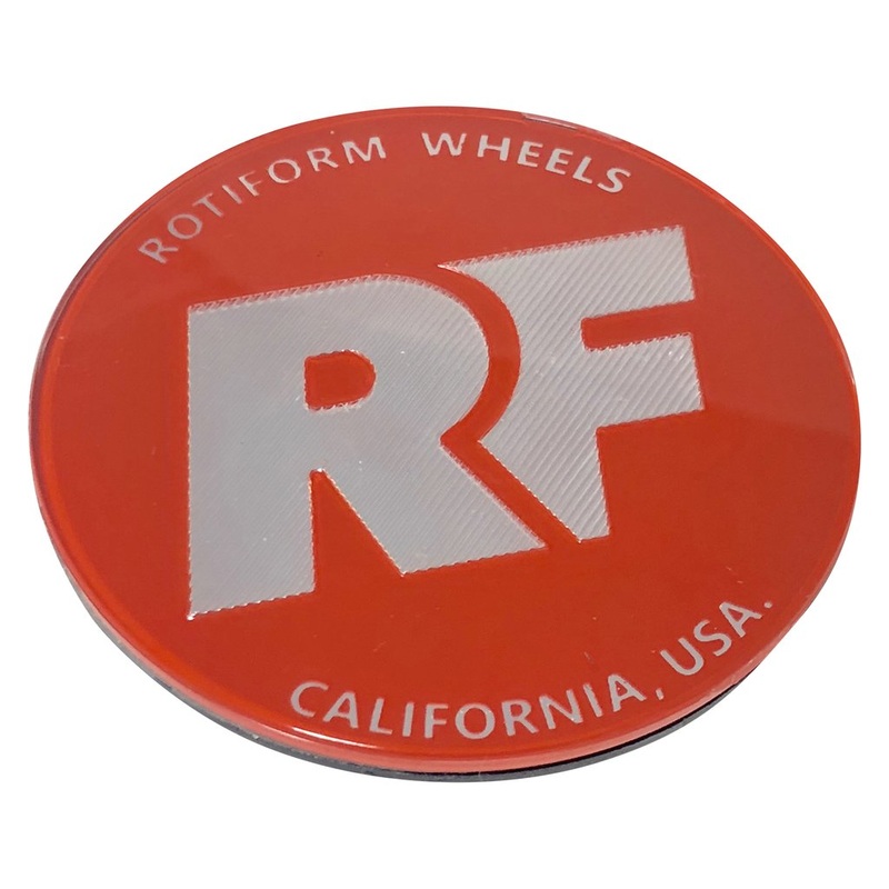 Rotiform RF LENS – RED WITH CHROME FOIL LOGO