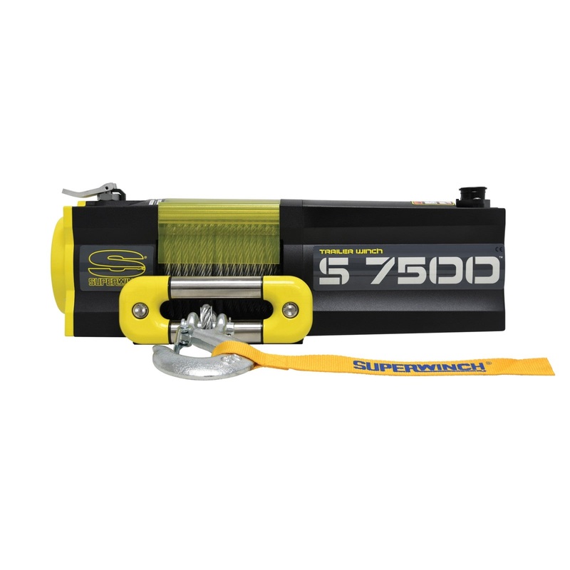 Superwinch 7500 LBS 12 VDC 5/16in x 54ft Steel Rope S7500 Winch