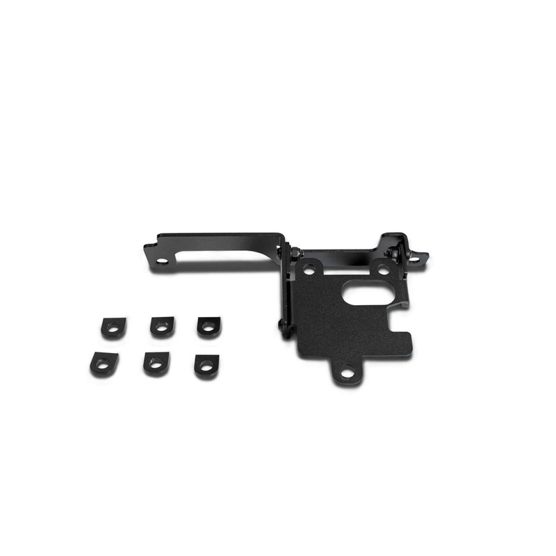 ADDICTIVE DESERT DESIGNS FORD BRONCO 2021 – UP ADAPTIVE SPEED CONTROL RELOCATION BRACKET IN HAMMER BLACK