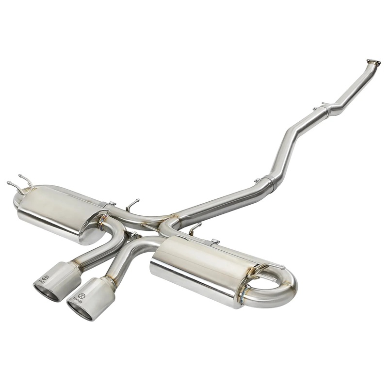 aFe POWER Takeda 3in 304 SS Cat-Back Exhaust 17-19 Honda Civic Si L4-1.5L (t) w/ Polished Tips