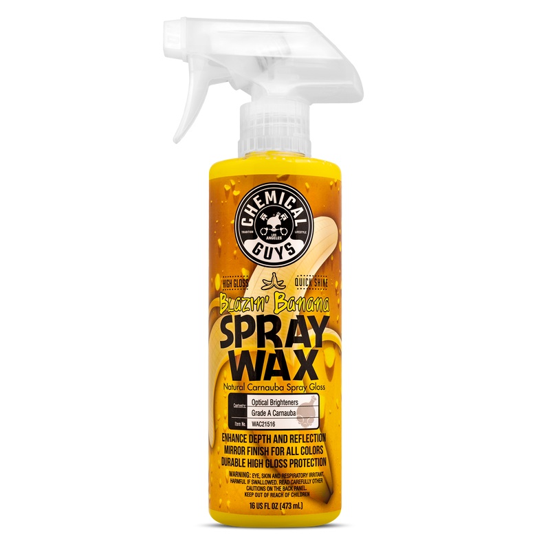 Chemical Guys Blazin Banana Carnauba Spray Wax – 16oz