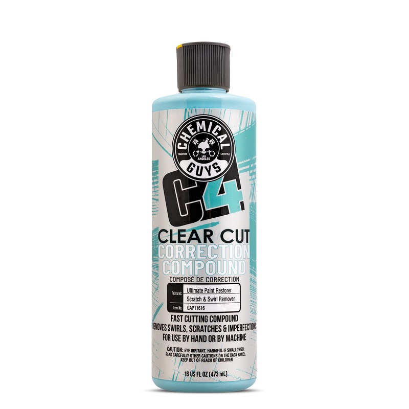 Chemical Guys C4 Clear Cut Correction Compound – 16oz
