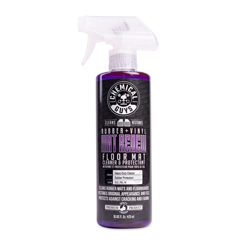 Chemical Guys Mat ReNew Rubber + Vinyl Floor Mat Cleaner & Protectant – 16oz