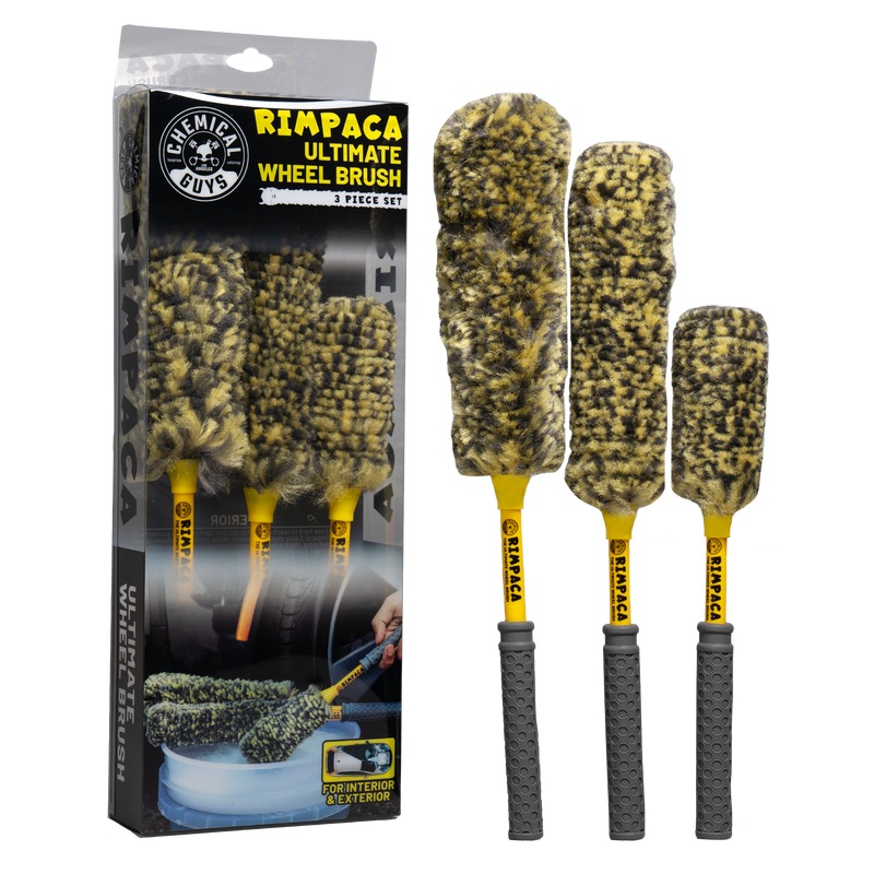 Chemical Guys Rimpaca Ultimate Wheel Brush Set – 3 Pcs