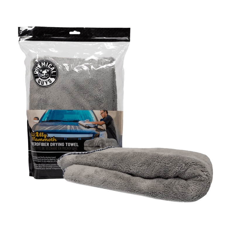 Chemical Guys Woolly Mammoth Microfiber Dryer Towel – 36in x 25in