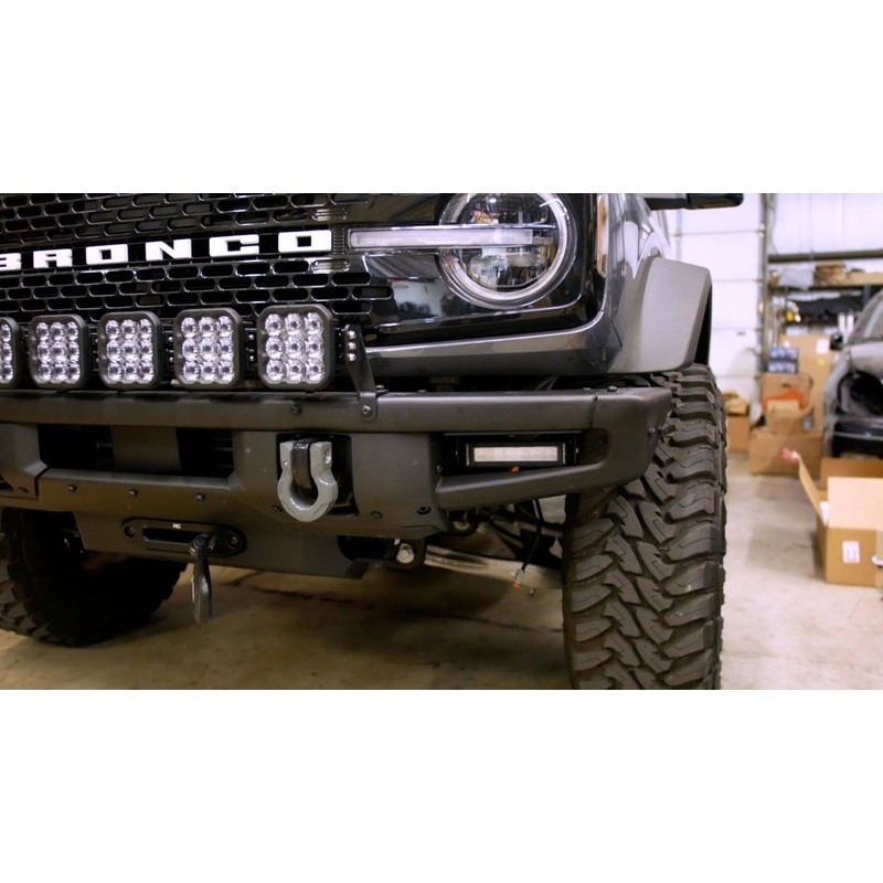 Diode Dynamics 2021 Ford Bronco Stage Series 6″ Light Bar Fog Light Kit SAE Driving White