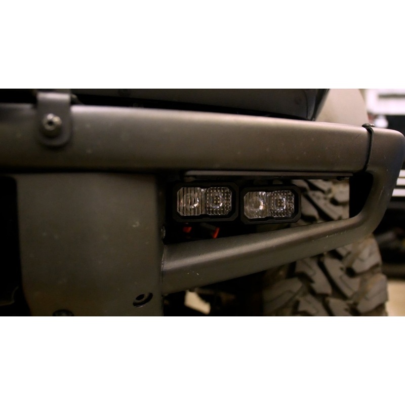 Diode Dynamics Fog Pocket C2 2.0 Kit 2021+ Ford Bronco Mod Bumper Sport Combo Combo