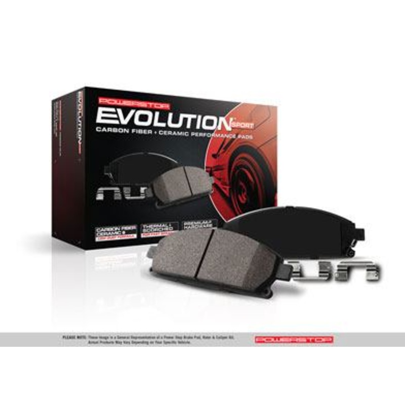 Power Stop 2021 Ford Bronco Sport Front Z17 Evolution Ceramic Brake Pads w/Hardware