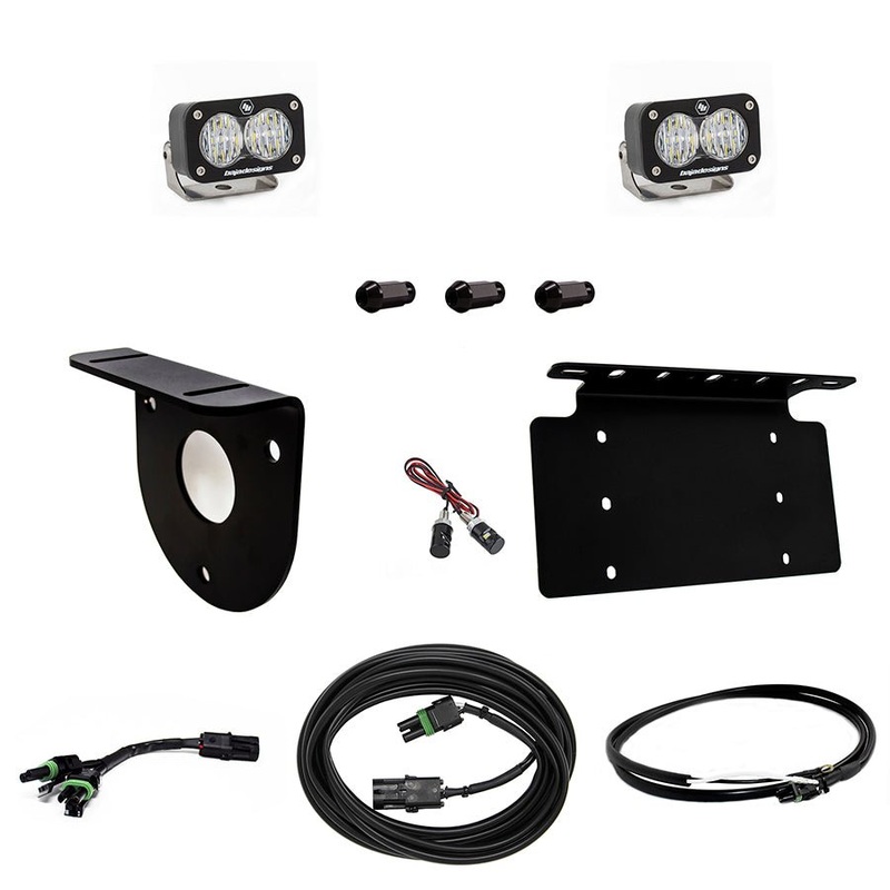 Baja Designs 2021+ Ford Bronco Dual S2 Sport W/C Reverse Kit w/Lic Plate w/Upfitter Kit