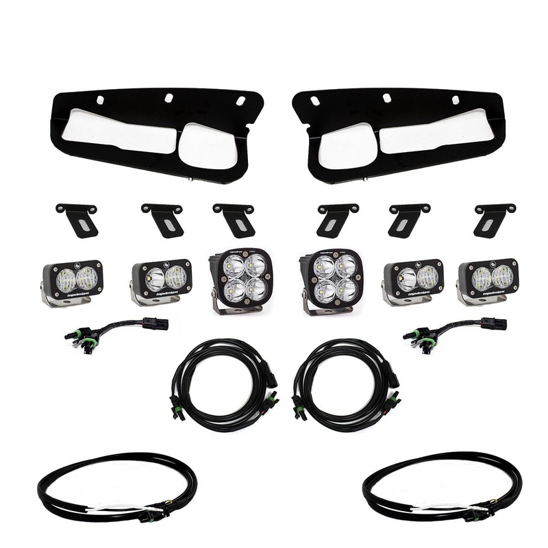 Baja Designs 2021+ Ford Bronco Fog Pocket Kit – Pro w/Upfitter Kit