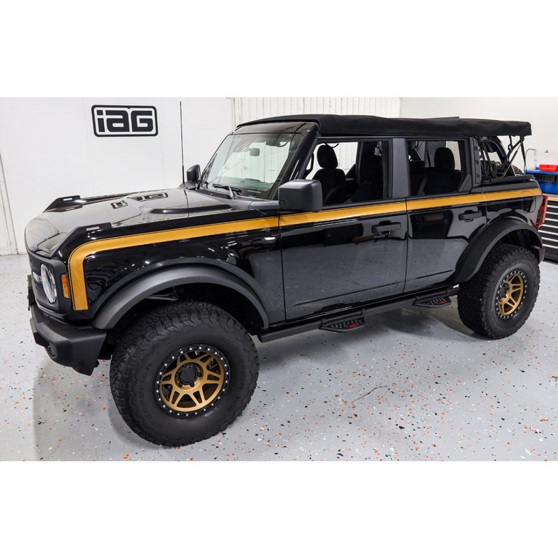 IAG V2 EZ-Step Add-on for 2021+ Ford Bronco 2 Door Black