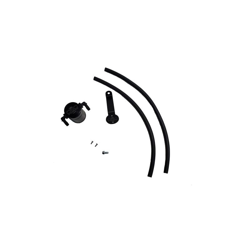 J&L Driver Side Oil Separator 3.0 (22+ Ford Maverick 2.0 EcoBoost) Black Anodized