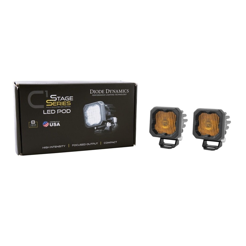 Diode Dynamics Ford Bronco 2021+ Cornering Light Kit (Yellow) (Modular Bumper Only) Sport Spot