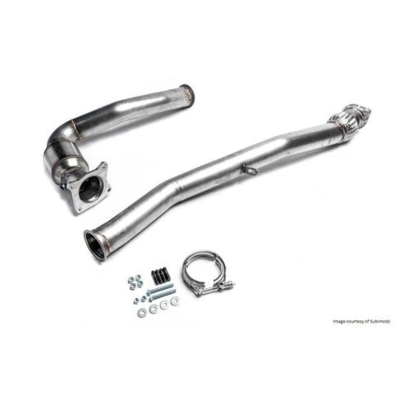 ETS SUBARU WRX-2015 GESI CATTED J-PIPE/DOWN PIPE