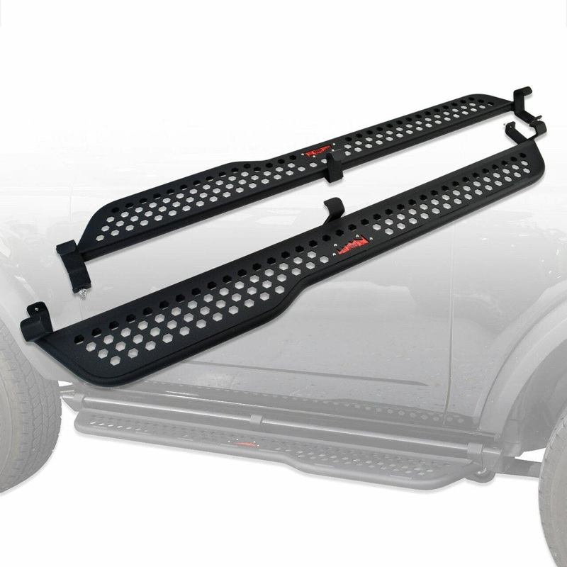 IAG Full Length EZ-Step Add-on for 2021+ Ford Bronco (1 Pair) 2 Door Black