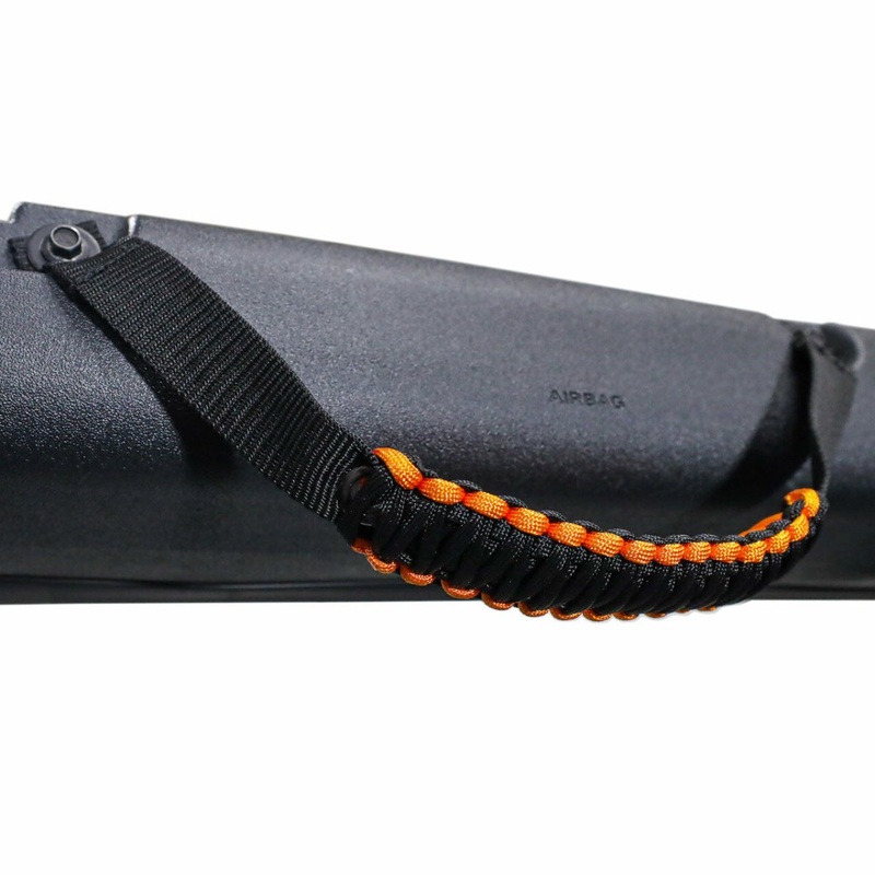 IAG Paracord Grab Handle for 2021+ Ford Bronco Two & Four Door Red – RR 2 Door (1 Pair)